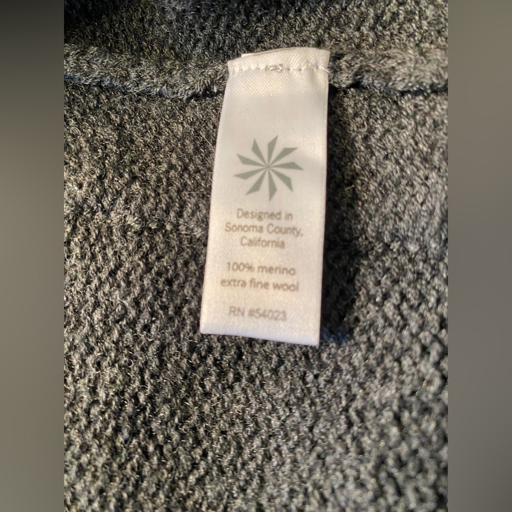 Athleta  Passage Open front cardigan  Gray  Large NWOT - Picture 5 of 13